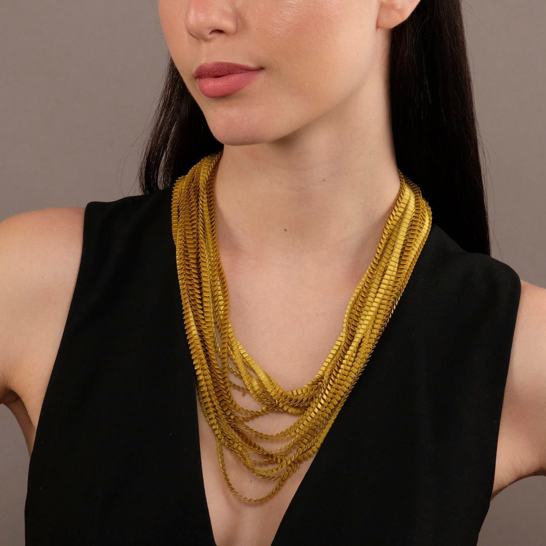 Silk necklace