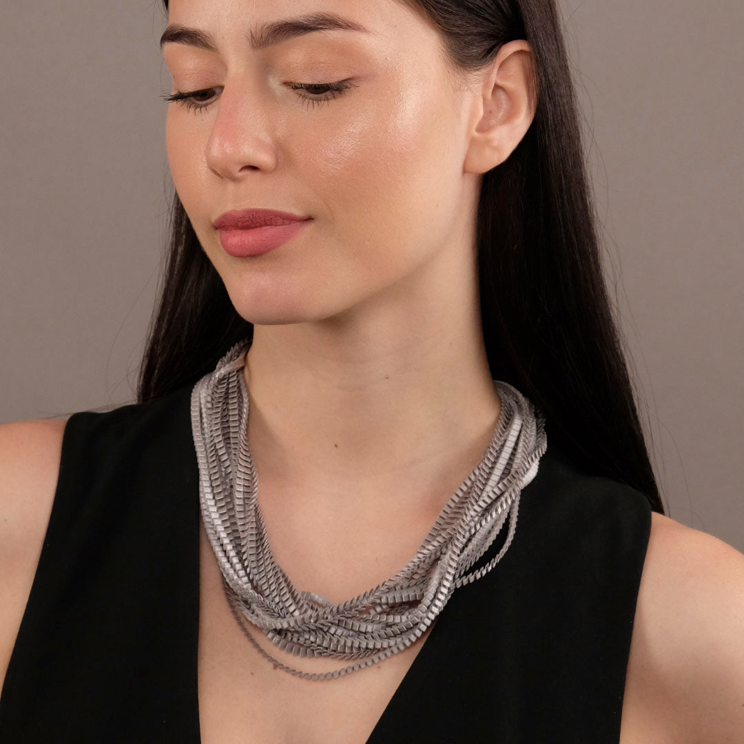 Silk necklace