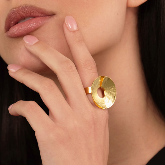 Anello Orbita - Dorato