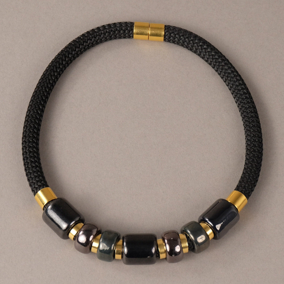 Ceramic Necklace - Darkness