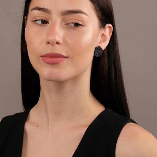 3D Printed Metropolis Earrings