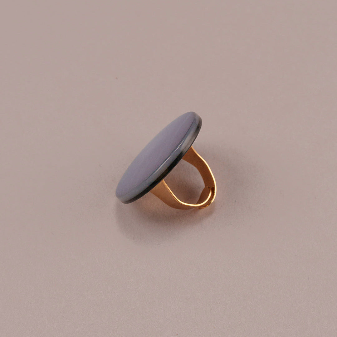 Iridescent Circle Ring