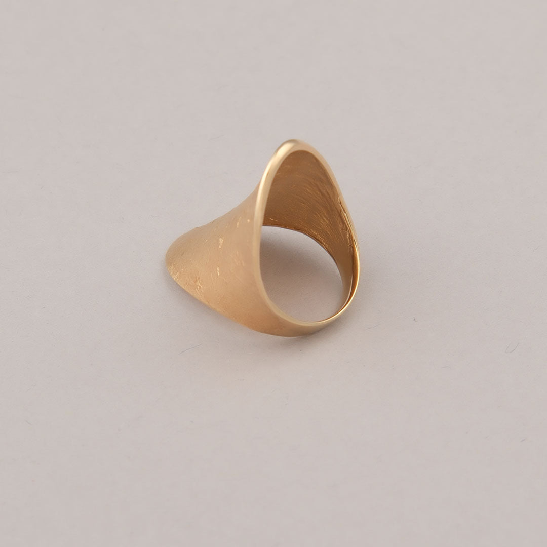 Anello Clay - Argento dorato