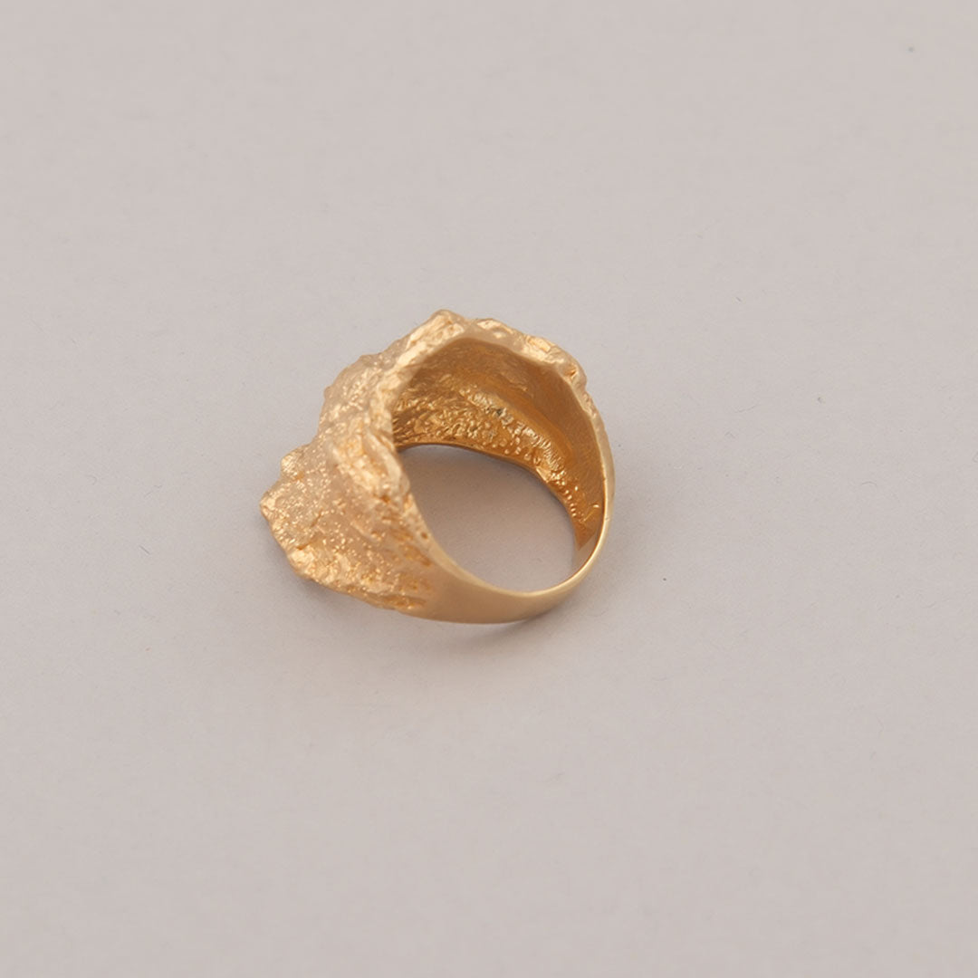 Anello Cliff - Argento dorato