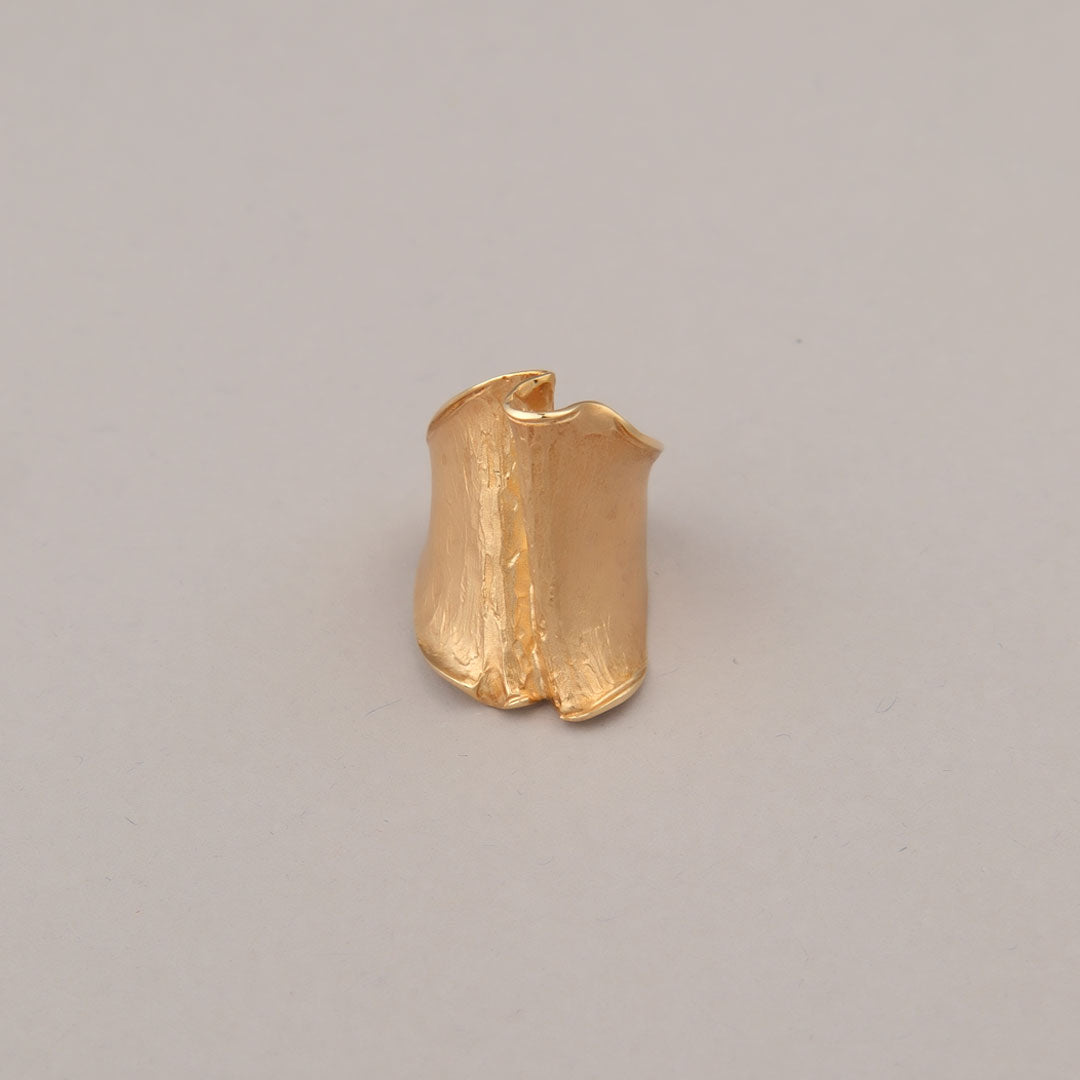 Anello Drape - Argento dorato