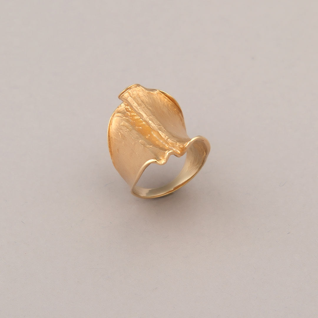Anello Drape - Argento dorato