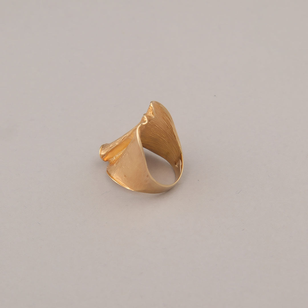 Anello Drape - Argento dorato