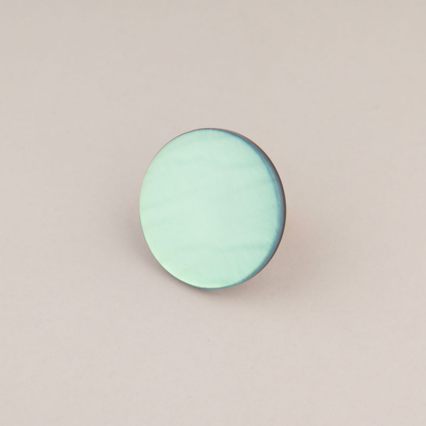 Anello Cerchio Iridescente - Azzurro