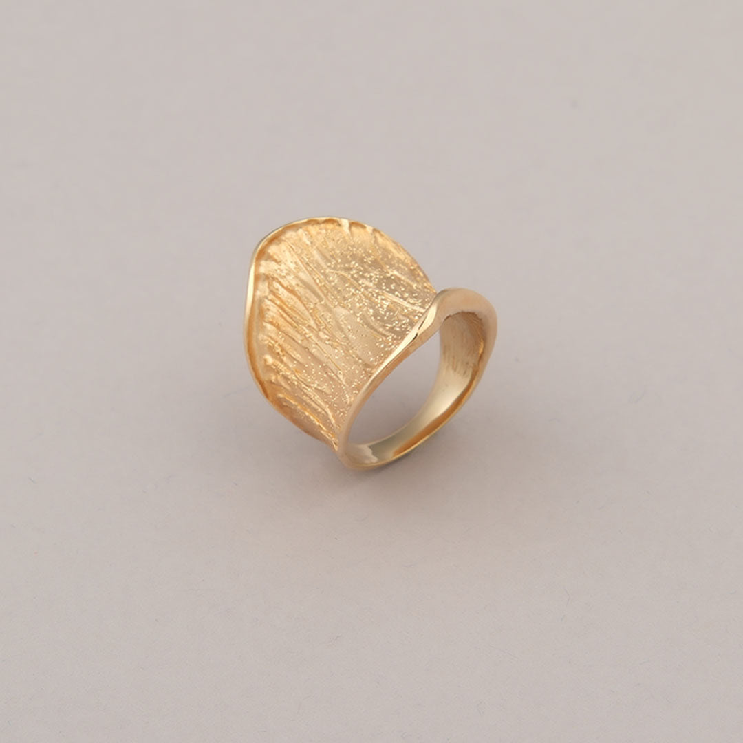 Anello Root - Argento dorato