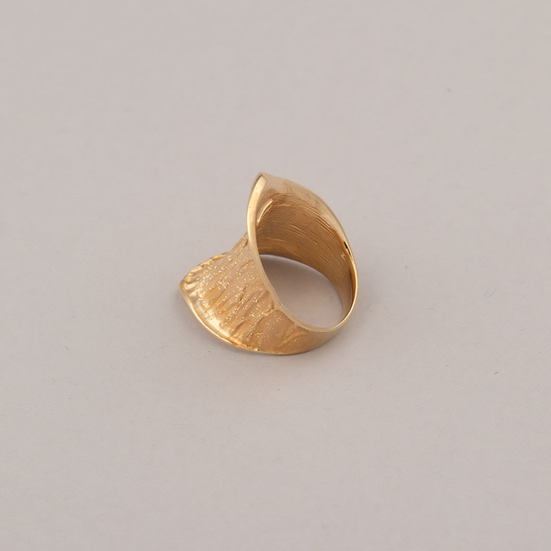 Anello Root - Argento dorato