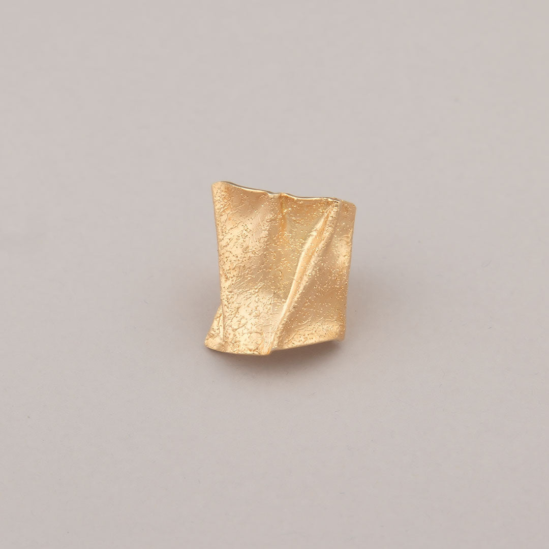 Anello Shell - Argento dorato