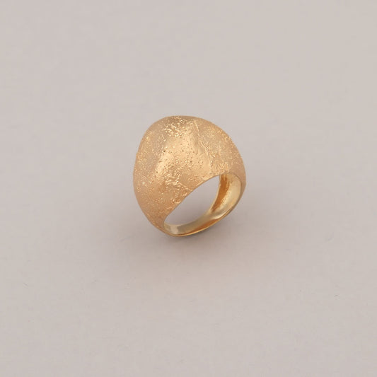 Anello Stone - Argento dorato