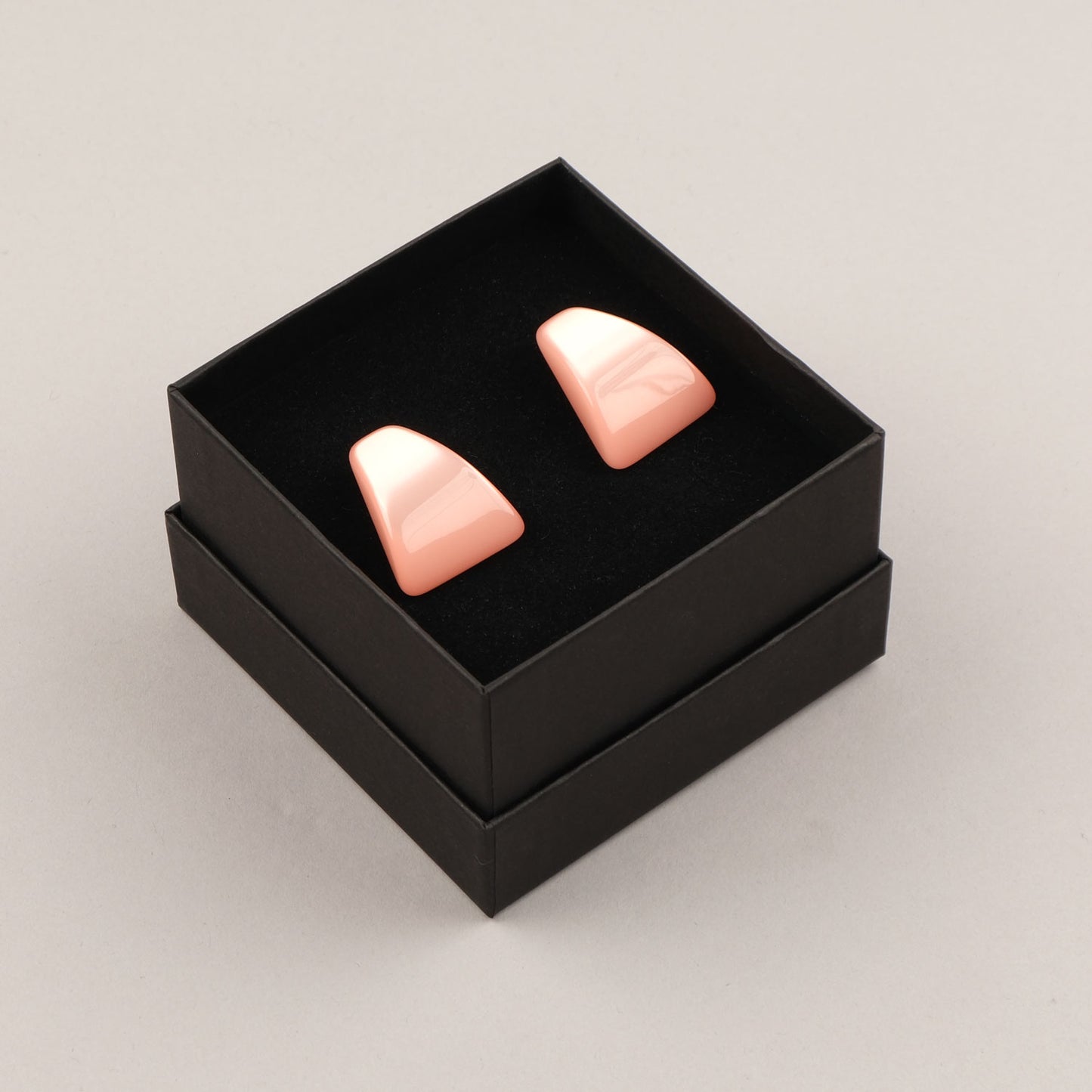 Orecchini Trapezio - Rosa