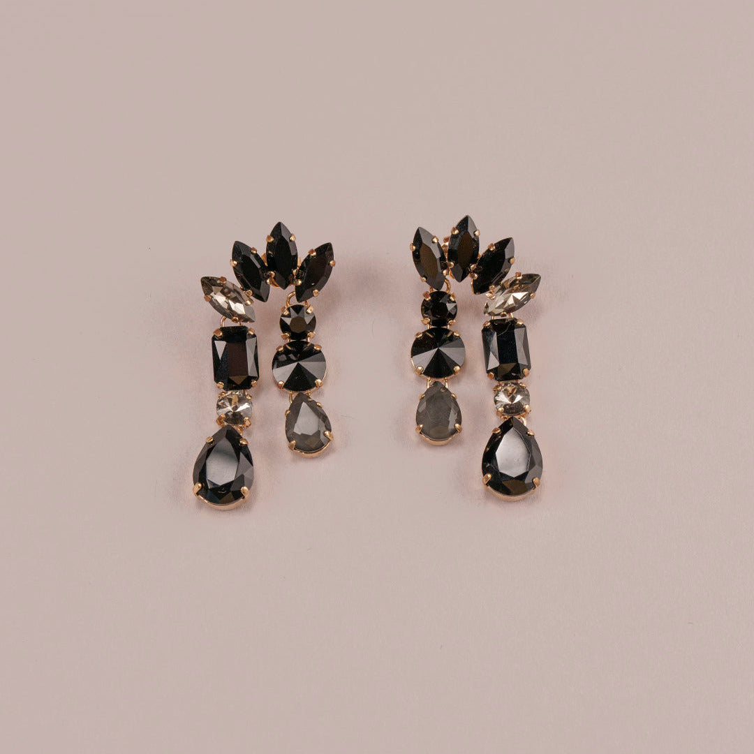 Aglaia Earrings - Black
