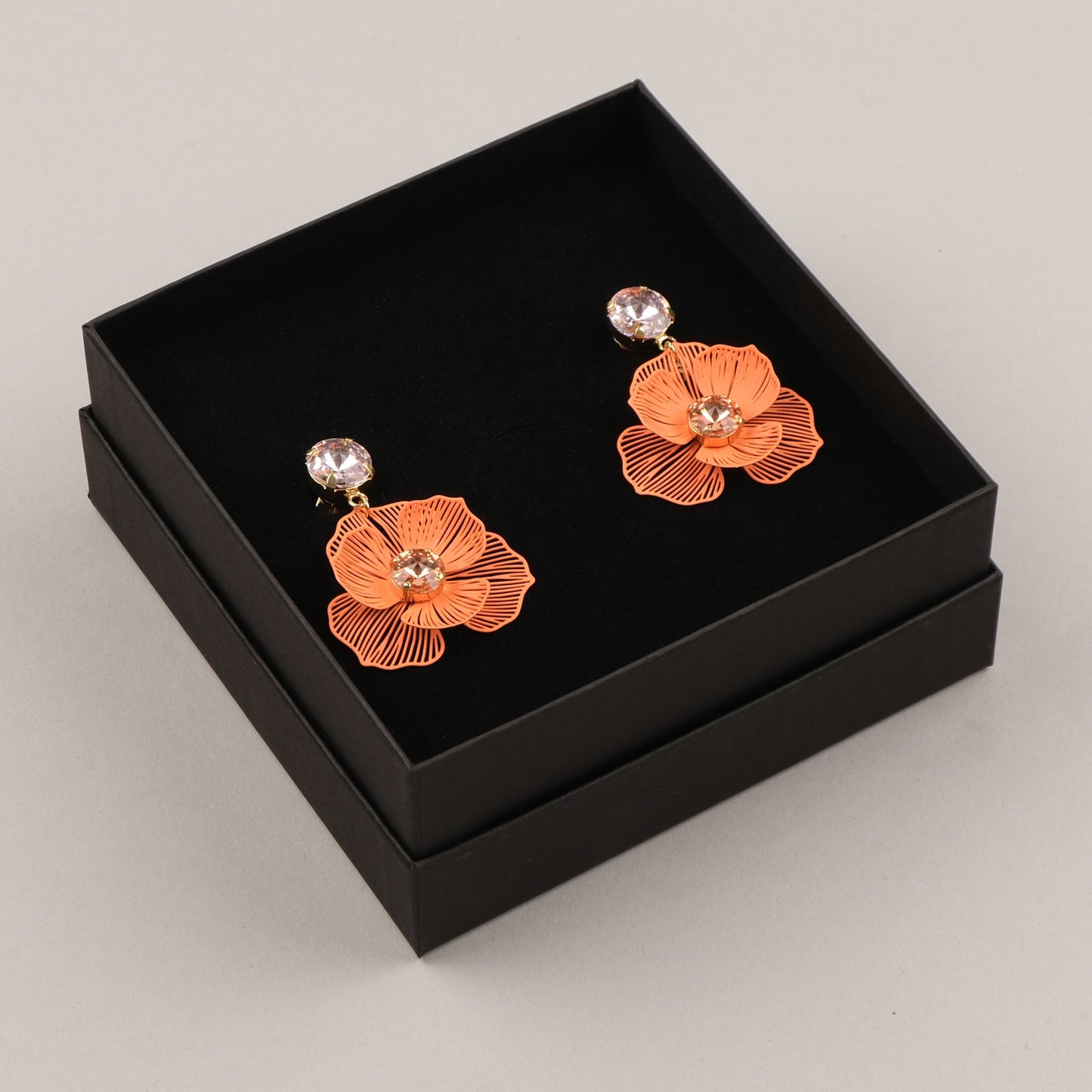 Orecchini Pistillo - Arancio, rosa