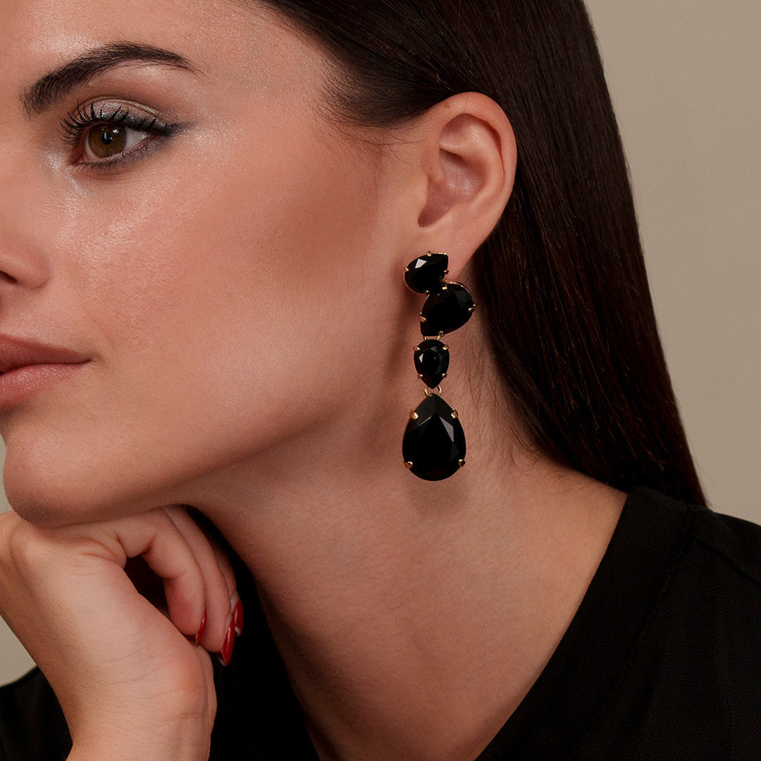Demeter Earrings - Black