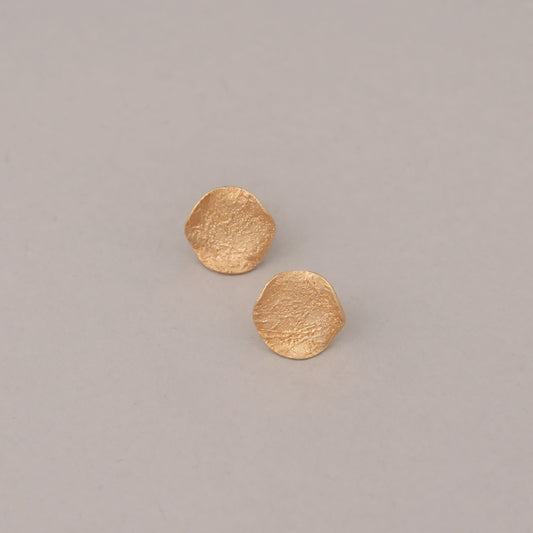 Orecchini Dot - Argento dorato