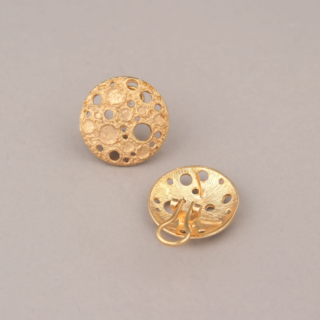 Orecchini Moon - Argento dorato