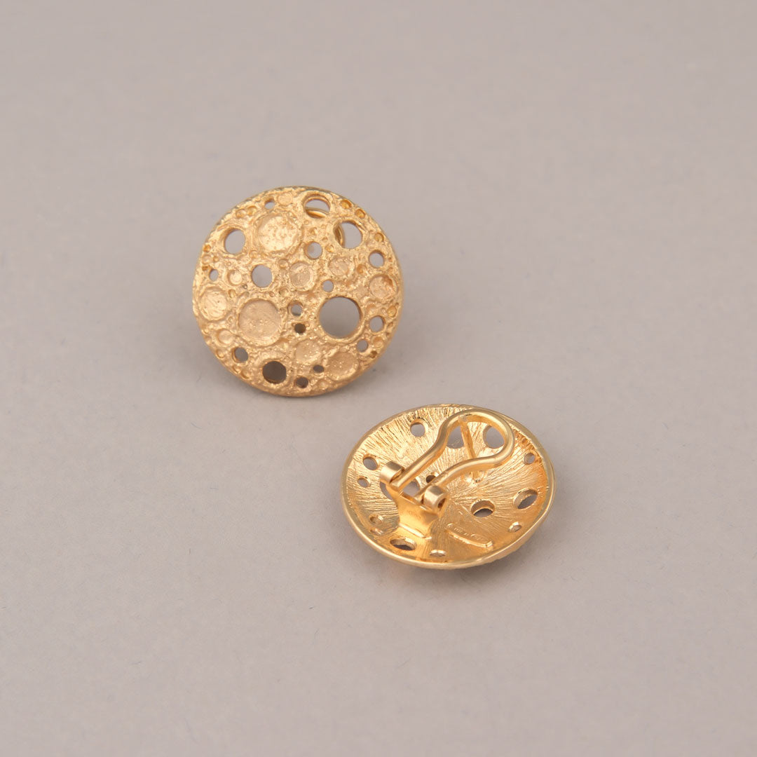 Orecchini Moon - Argento dorato