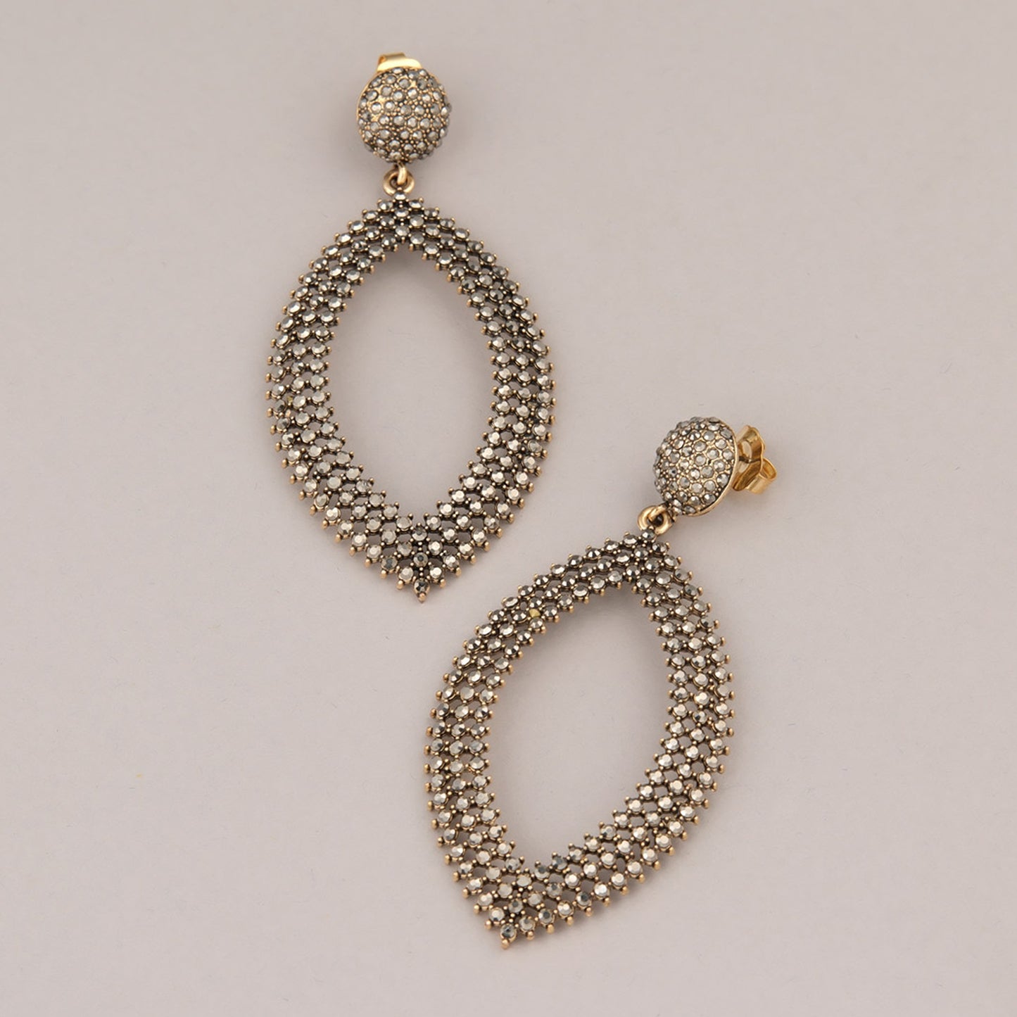 Orecchini Navette - Grigio antracite