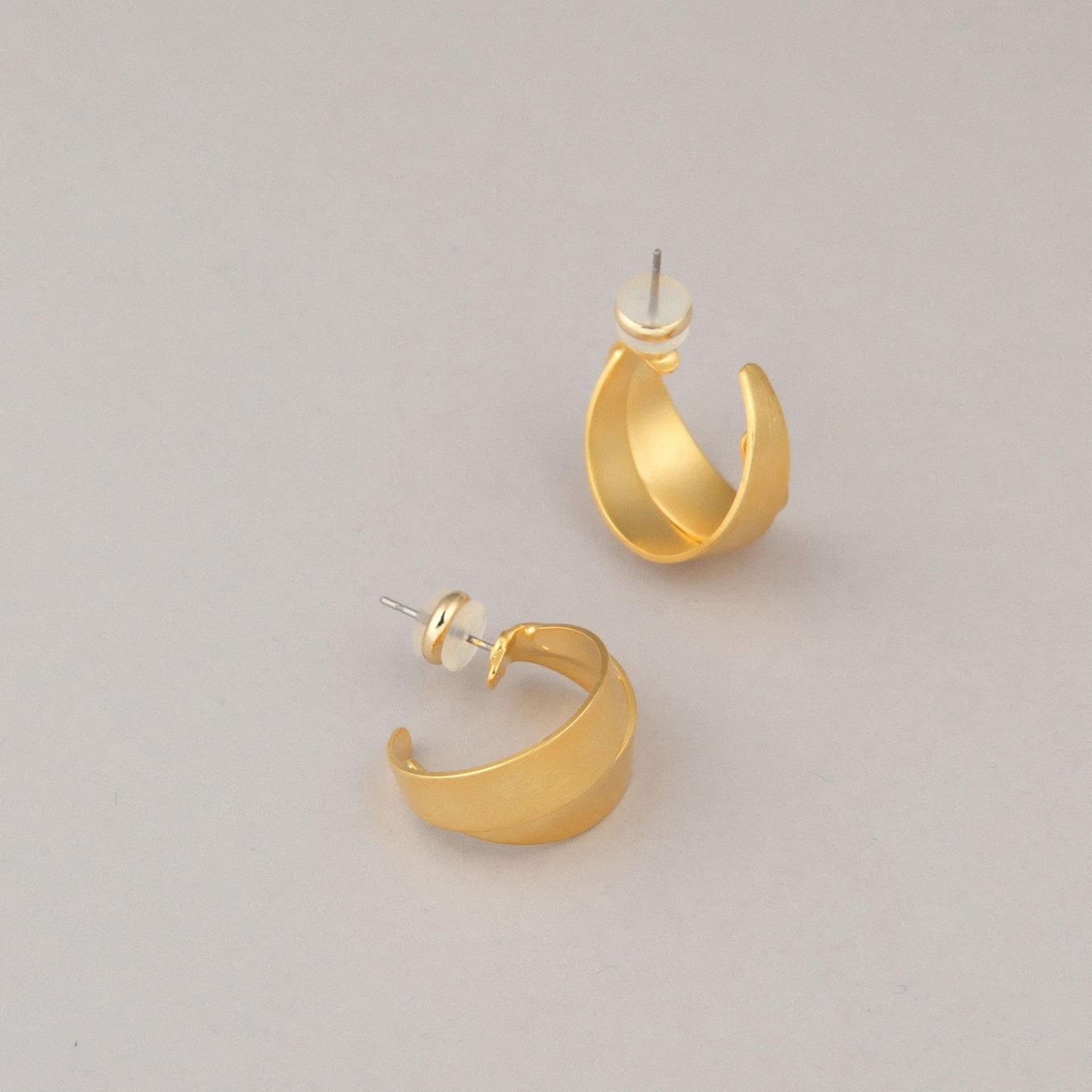 Orecchini Orbita - Dorato