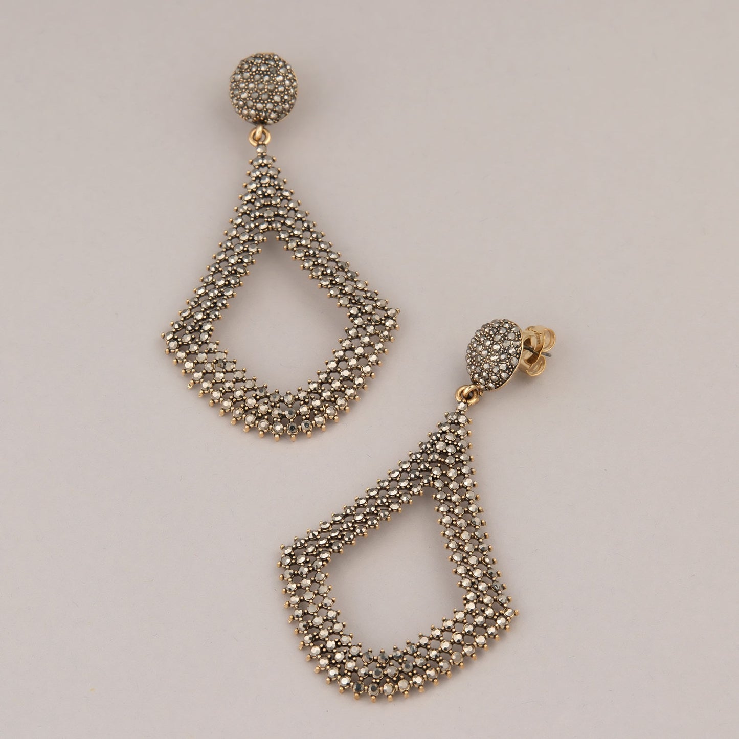 Orecchini Scudo - Grigio antracite