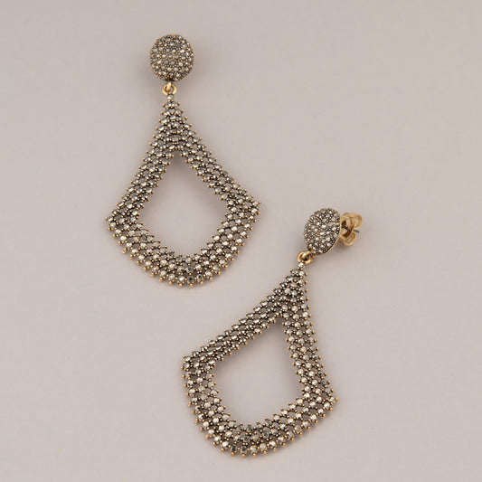 Orecchini Scudo - Grigio antracite