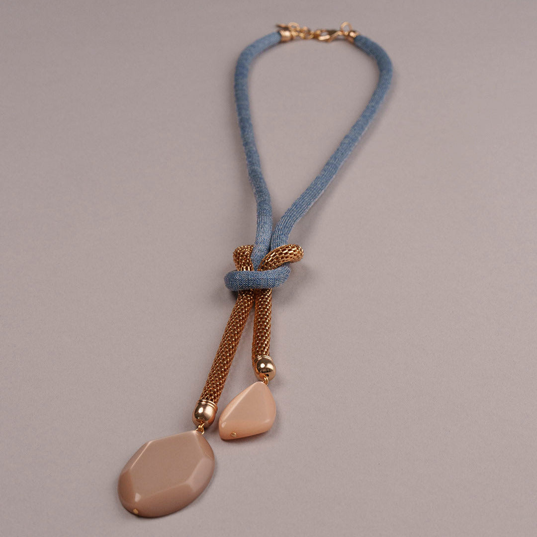 Tie Necklace - Cloud
