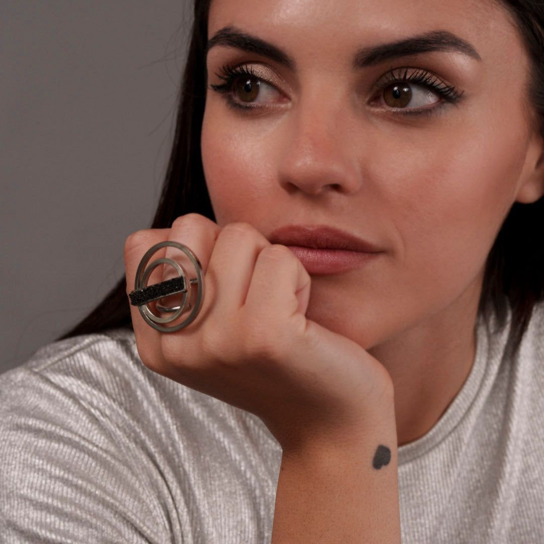 Elga ring with swarovski