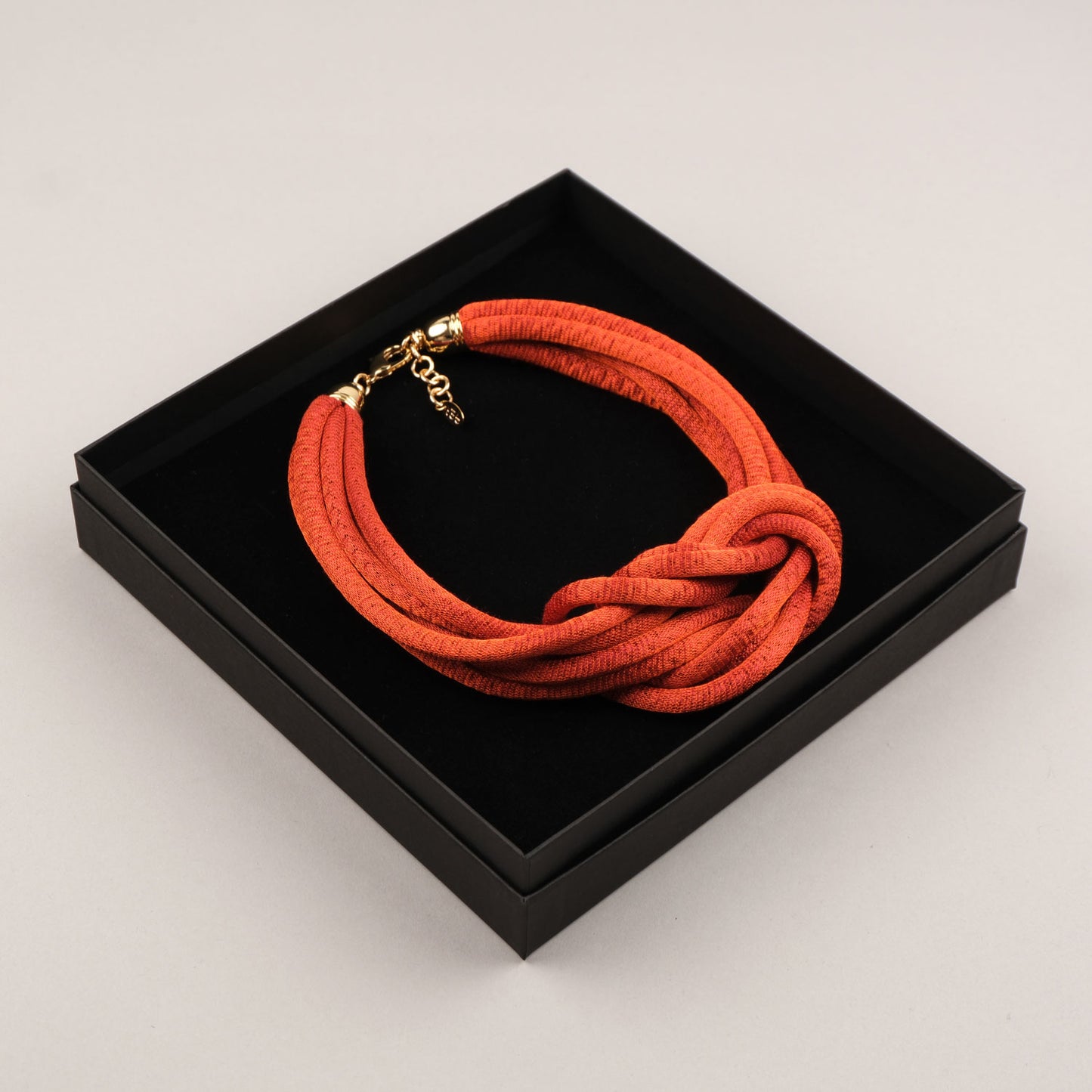 Collana Nodo6 - Arancio