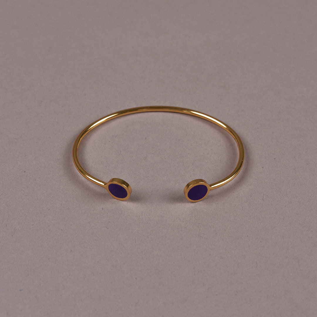 bracciale-donna-cerchi-viola-dorato-francesca-bianchi-design_frontale