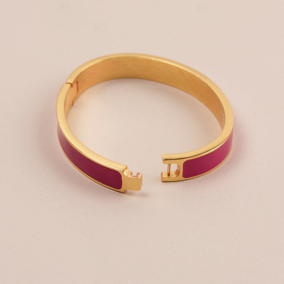 bracciale-donna-fascia-fucsia-francesca-bianchi-design frontale2