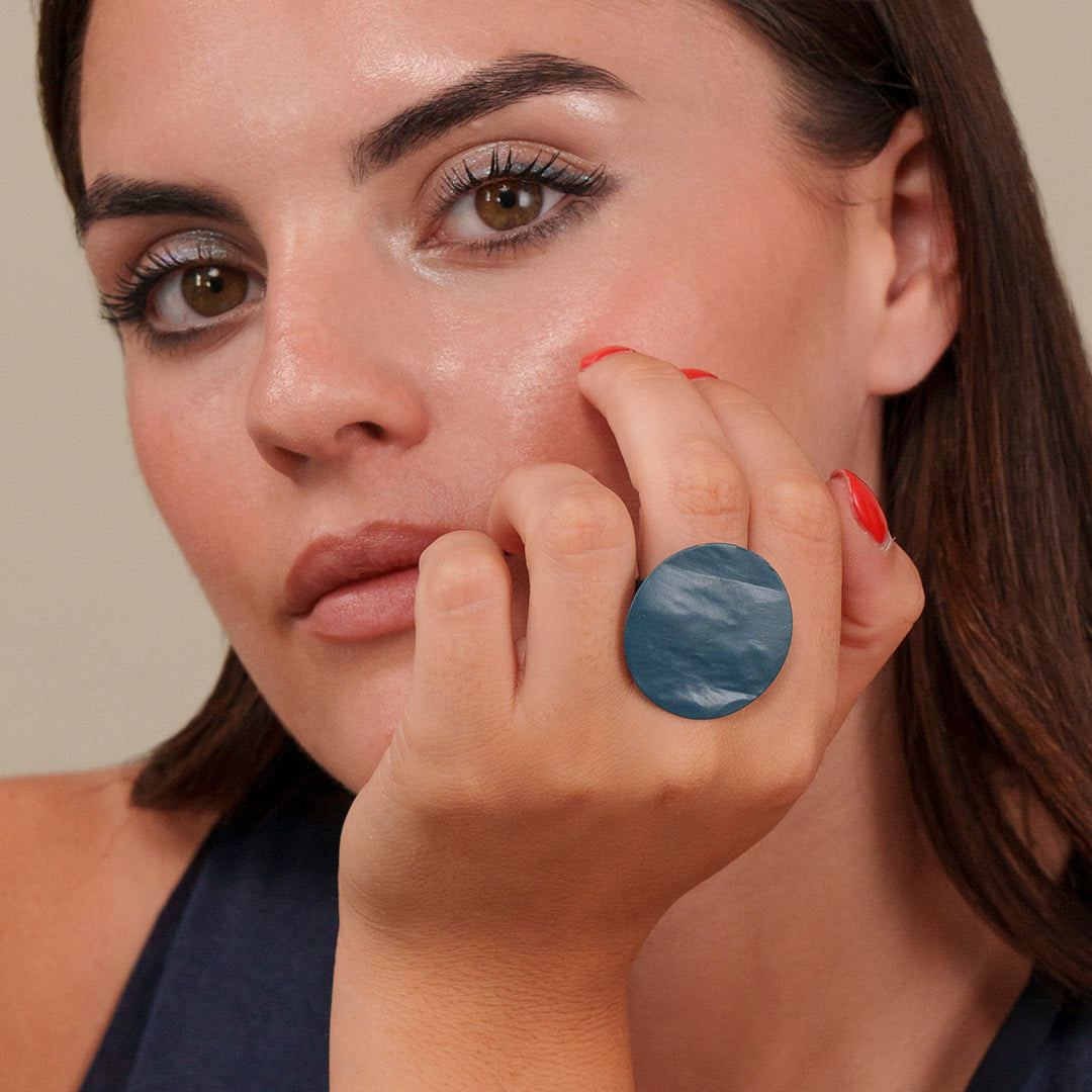 Slate Ring - Blue
