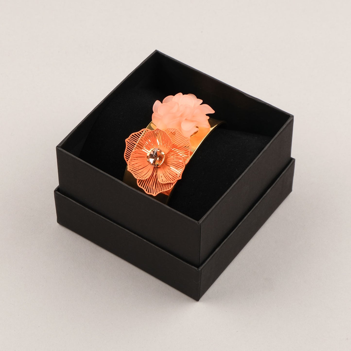 Bracciale Pistillo - Rosa, arancio, dorato