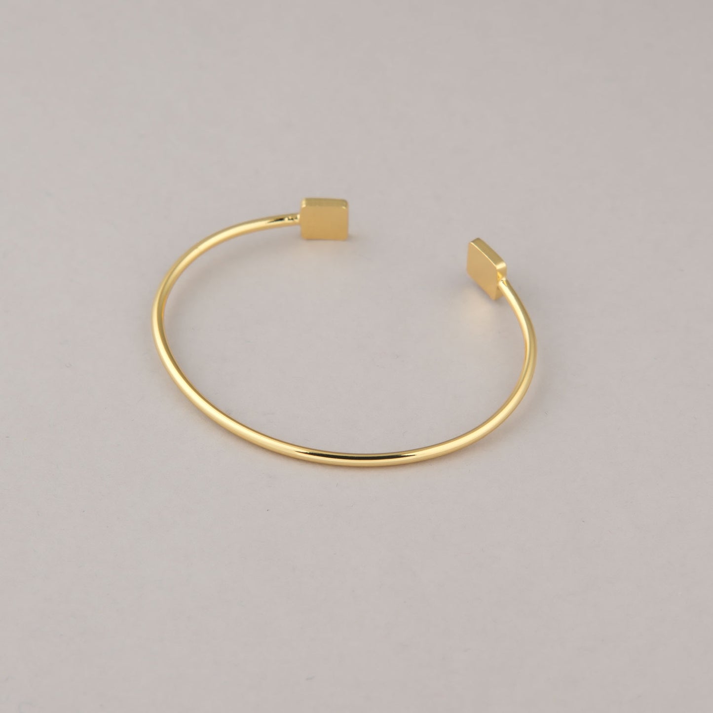 Bracciale Quadrati - Marrone scuro