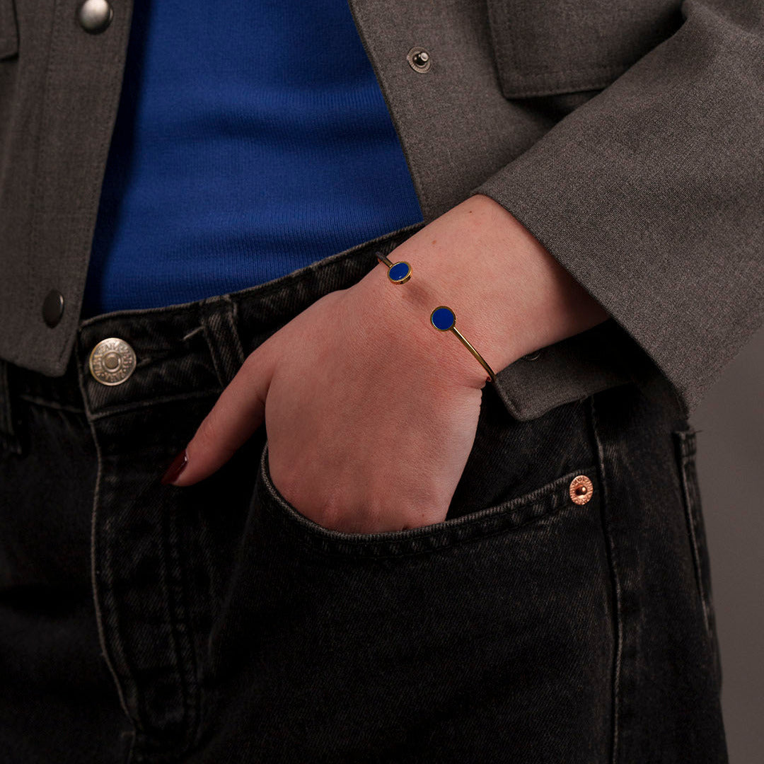 Circle Bracelet - Blue