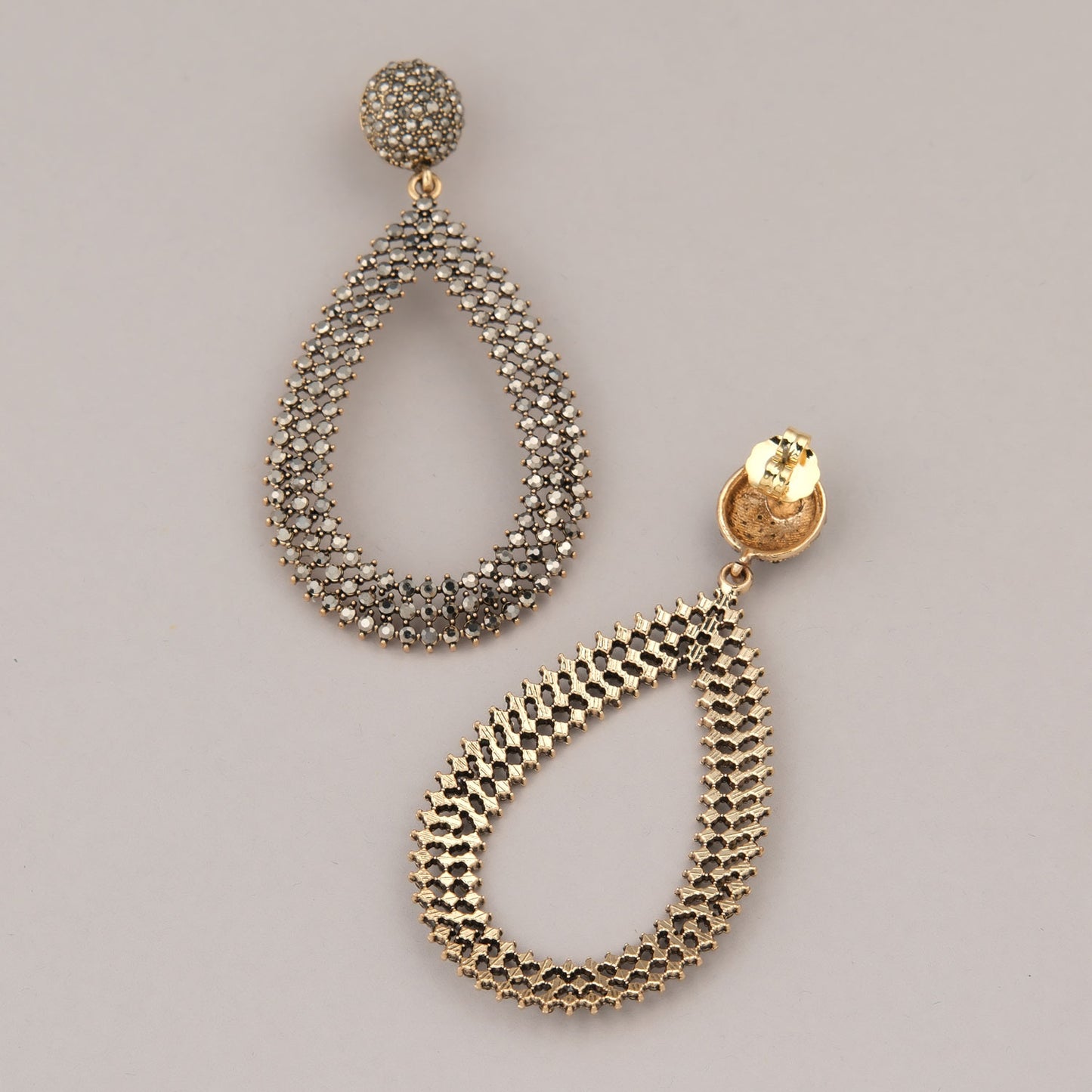 Orecchini Goccia - Grigio antracite