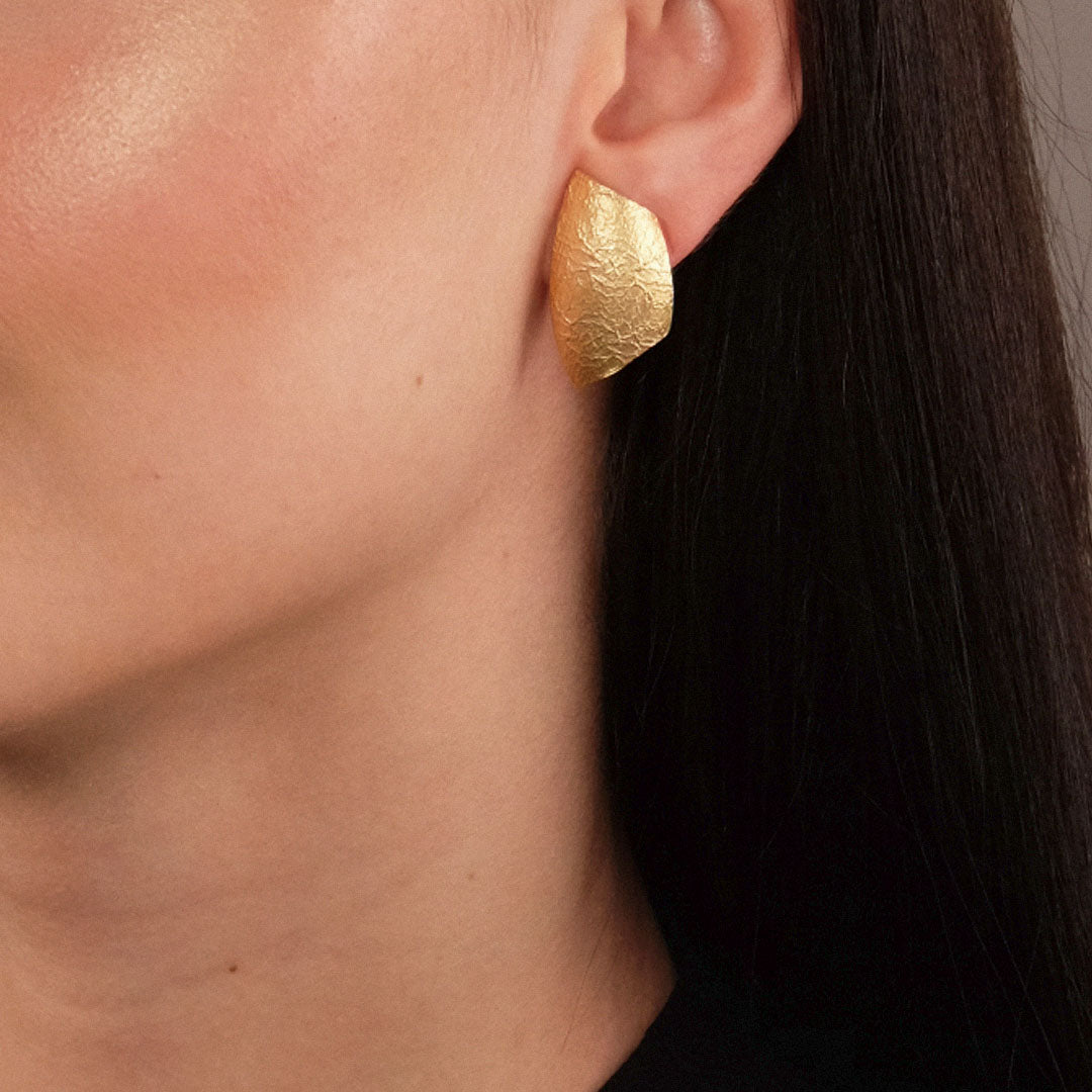Orecchini Crete Piccolo - Argento dorato