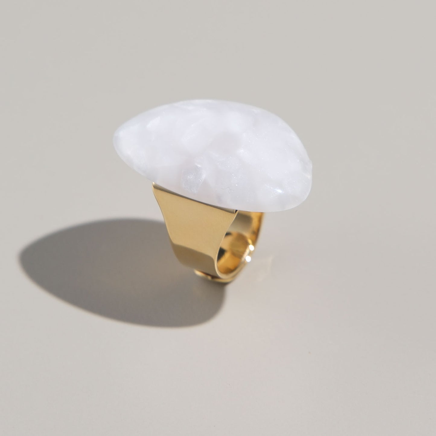 Anello Delta - Bianco