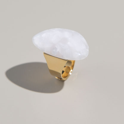 Anello Delta - Bianco