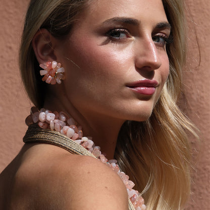 Orecchini Atmosfere - Rosa pesca