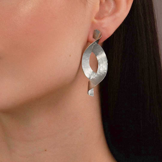 Orecchini Spirale - Argento