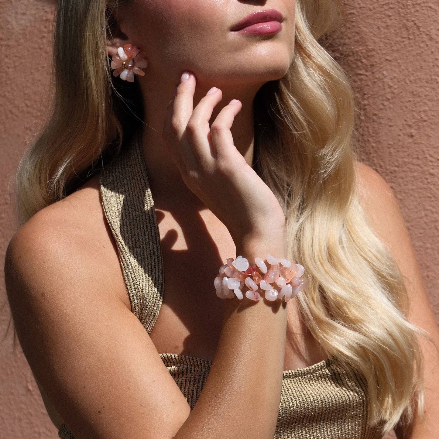 Bracciale Atmosfere - Rosa pesca