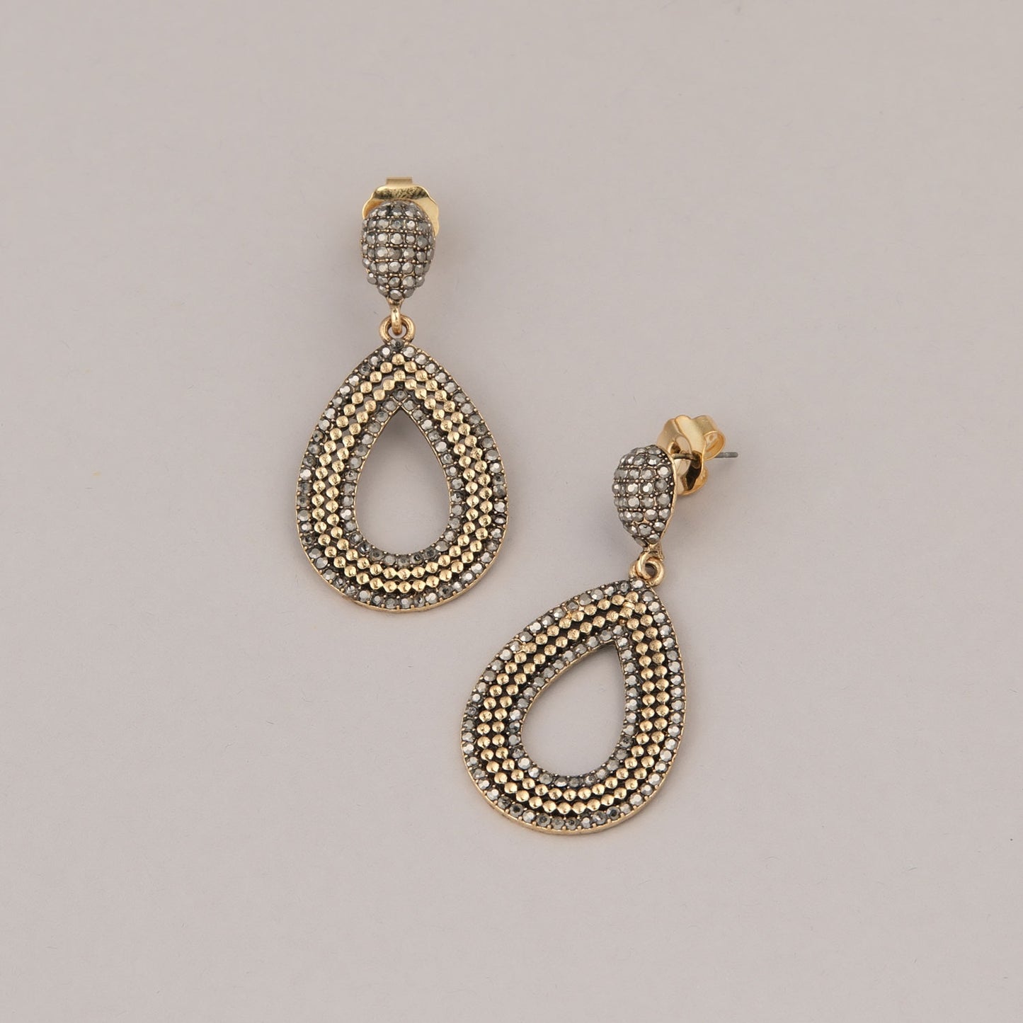 Orecchini Goccia Piccolo - Grigio antracite