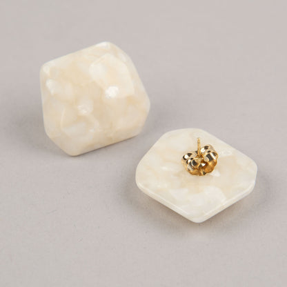 Orecchini Pattern - Latte