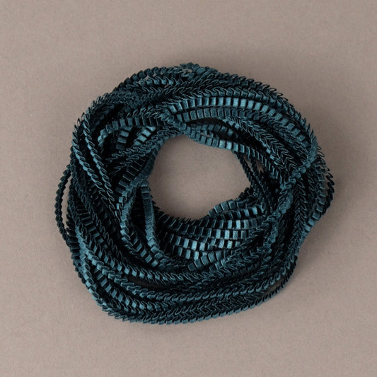 Silk Necklace - Teal