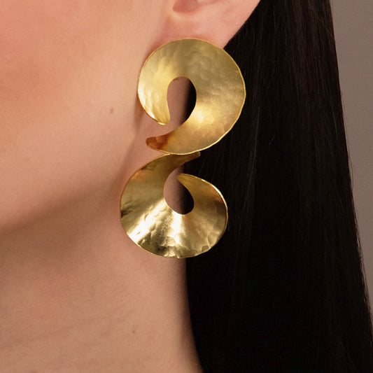 Orecchini Turbine - Dorato