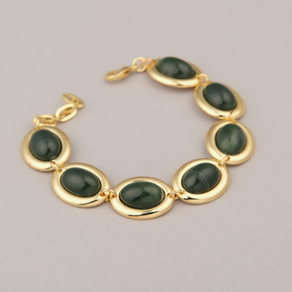Bracciale Audrey - Verde scuro