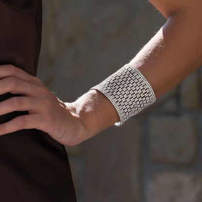 Bracciale Pixel grande - Argento
