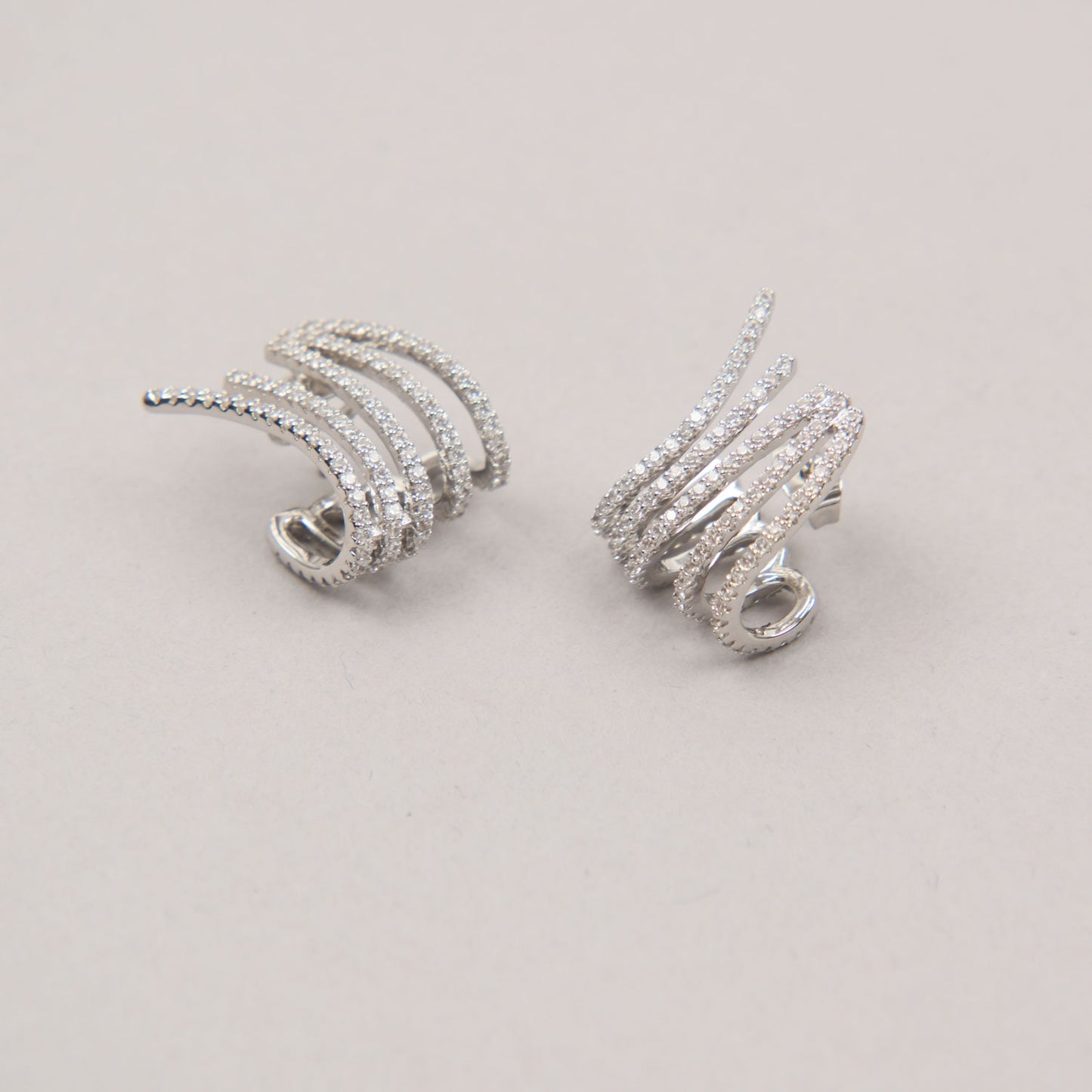 Orecchini Earcuff Orizzontale - Argento
